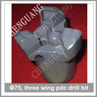 High Quality 75mm Diameter Steel Body PDC Drill Bit