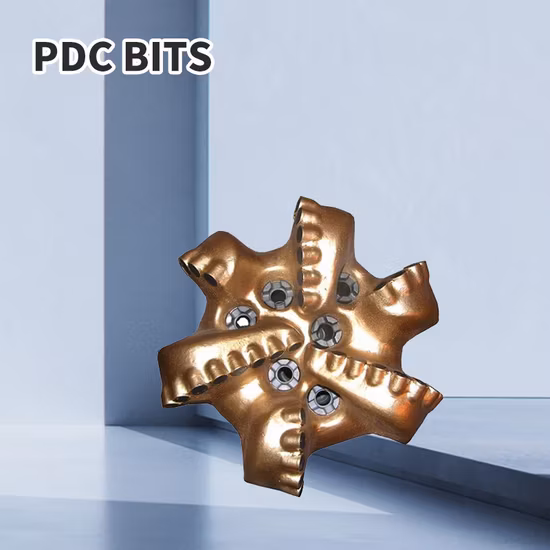 High Quality and Durable Factory Direct Sales Can Be Customized 5 Blades PDC 6 Inch PDC Drill Bit for Sandstone Drilling