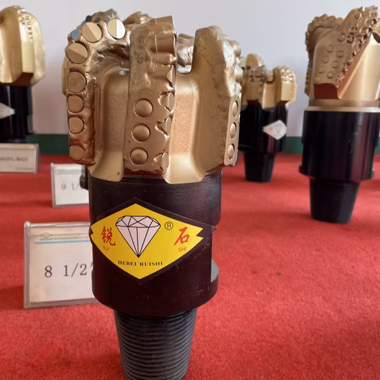 PDC Hard Rock Drill Bit 9 -1/2 Inch Diamond Fixed Cutter Drill Bits of Oil Drilling Tool